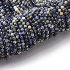 Natural Lapis Lazuli Beads Strands&nbsp;LS-G-RM2025-A41-4mm-B