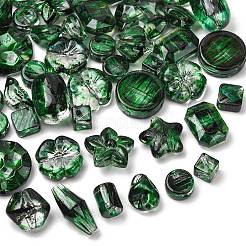 Two Tone Transparent Acrylic Beads&nbsp;OACR-Z041-19