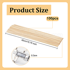 Round Bamboo Sticks&nbsp;WOOD-WH0030-83E