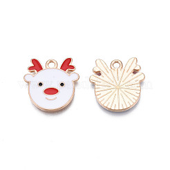 Christmas Alloy Enamel Pendants&nbsp;ENAM-Q442-48A