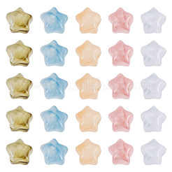 40Pcs 4 Colors Opaque Resin Beads&nbsp;RESI-TA0005-46