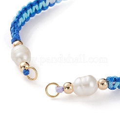 Adjustable Polyester Braided Cord Bracelet Making&nbsp;AJEW-JB00859-02