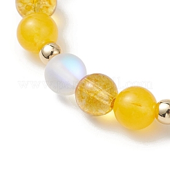 2Pcs 304 Stainless Steel & Brass Charm Bracelets&nbsp;BJEW-TA00694