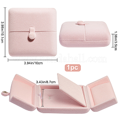 Velvet Pendant Box&nbsp;VBOX-WH0011-02