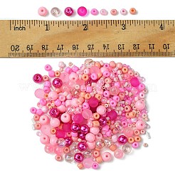 Transparent Glass Beads  with Seed Beads&nbsp;GLAA-FS0001-82