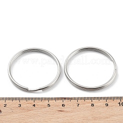 Non-Tarnish 304 Stainless Steel Split Key Rings&nbsp;STAS-Q314-02E-P