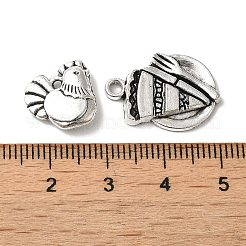 54Pcs 9 Style Thanksgiving Day Tibetan Style Alloy Pendants Sets&nbsp;TIBEP-FS0001-14