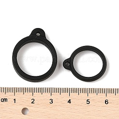 60Pcs 6 Styles Silicone Pendant&nbsp;SIL-GF0001-47