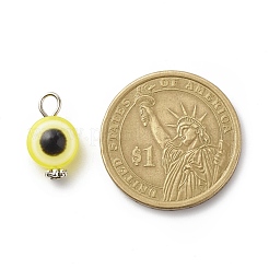 Evil Eye Resin Pendants&nbsp;PALLOY-JF01798-02