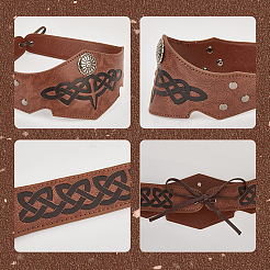 Imitation Leather Hat Bands&nbsp;DIY-WH20013-92C