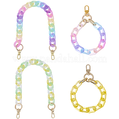 4Pcs 4 Colors Bag Chain Straps&nbsp;AJEW-BM0001-10A