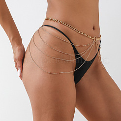 Alloy Curb Chain Tassel Multi-Layered Waist Chains for Women&nbsp;FS-WG84049-01