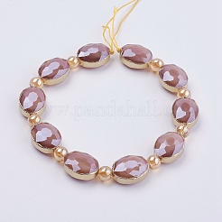 Opaque Glass Beads Strands&nbsp;EGLA-K013-PL-07A