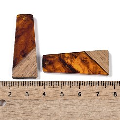 Resin & Wood Pendants&nbsp;WOOD-F015-04B