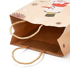 Christmas Theme Hot Stamping Rectangle Paper Bags&nbsp;CARB-F011-02E