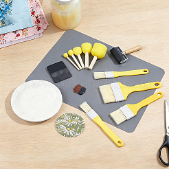 5Pcs Sponge Bruch with Wood Handle&nbsp;DIY-NB0016-04