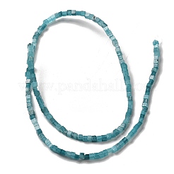 Natural White Jade Imitation Aquamarine Beads Strands&nbsp;G-B064-A09-1