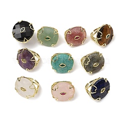 Natural Gemstone Cuff Rings&nbsp;GG-CBA5FCC-02G