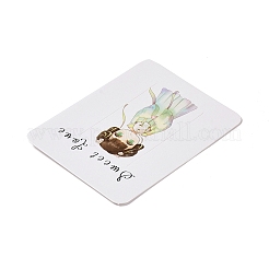 Rectangle Paper Hair Clip Display Cards&nbsp;CDIS-C004-03D