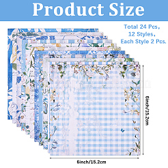 12Pcs Scrapbook Paper Pad&nbsp;AJEW-WH20020-299E