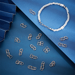 50Pcs 304 Stainless Steel S-Hook Clasps&nbsp;FIND-UN00008