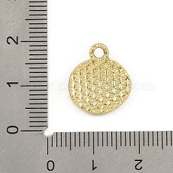 Blended Coffee Alloy Enamel Pendants&nbsp;ENAM-B038-01G-01