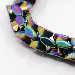 Fashion Non-Magnetic Synthetic Hematite Stretchy Bracelets&nbsp;BJEW-K001-02B