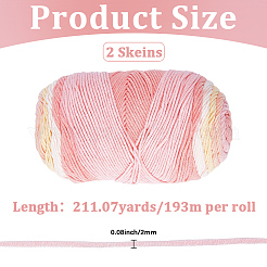 Cotton with Acrylic Fibers Knitting Yarn&nbsp;DIY-WH20055-121B