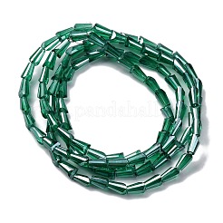 Transparent Electroplate Glass Beads Strands&nbsp;EGLA-H107-02A-PL03