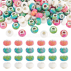 100Pcs Large Hole Resin European Beads&nbsp;OPDL-TA0001-06C