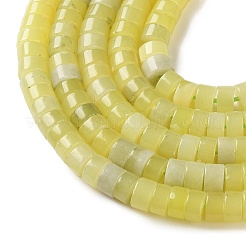 Natural Lemon Jade Beads Strands&nbsp;G-M420-A21-01