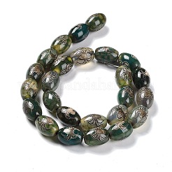 Tibetan Style dZi Beads Strands&nbsp;TDZI-E005-01R