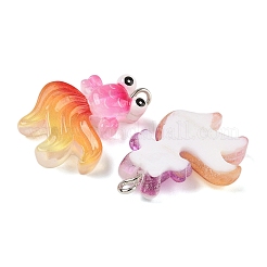 Transparent Resin Pendants&nbsp;RESI-Z040-02P