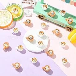 40Pcs 2 Colors Resin Mug with Cute Dog Display Decoration&nbsp;RESI-CJ0005-38