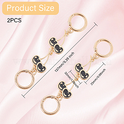 Zinc Alloy Chain Link Purse Strap Extenders&nbsp;AJEW-WH0479-46B
