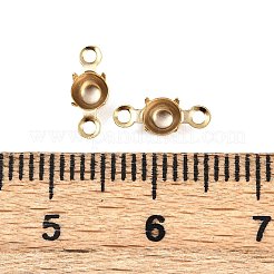 Brass Rhinestone Claw Connector Charms&nbsp;KK-P310-22B-G