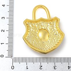 Rack Plating Brass Glass Pendants&nbsp;KK-G515-02B