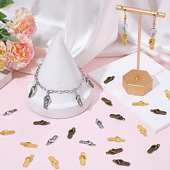 90Pcs 3 Colors Tibetan Style Alloy Pendants&nbsp;TIBEP-SC0003-41