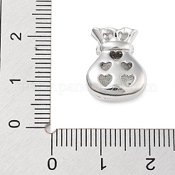 Rack Plating Brass Micro Pave Cubic Zirconia Beadss&nbsp;KK-B097-06P