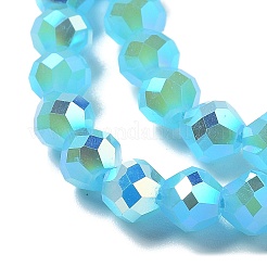 Electroplate Glass Beads Strands&nbsp;GLAA-A014-01D