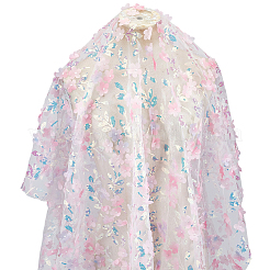 3D Flower Polyester Paillette Fabric&nbsp;AJEW-WH20006-162A