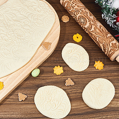 BeechWood Rolling Pin&nbsp;AJEW-WH0248-963