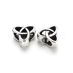Tibetan Style Alloy European Beads&nbsp;TIBE-N006-95AS-LF