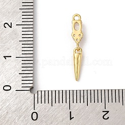 Brass Micro Pave Cubic Zirconia Pendants&nbsp;KK-I276-11G-01