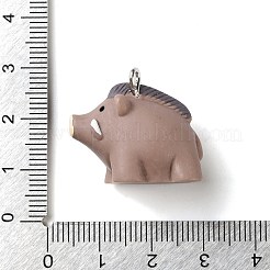 Amimal Resin Pendants&nbsp;RESI-I346-01P-06