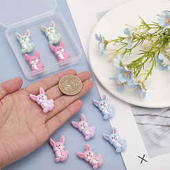 10Pcs 5 Colors Food Grade Eco-Friendly Silicone Cabochons&nbsp;SIL-CA0001-85