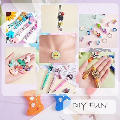12Pcs 3 Colors Silicone Focal Beads&nbsp;JX781A