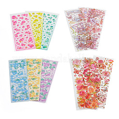 8 Styles Laser PVC Stickers&nbsp;AJEW-TA0001-56