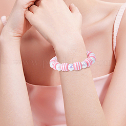 120Pcs Stripe Resin European Beads&nbsp;RESI-SP0001-58