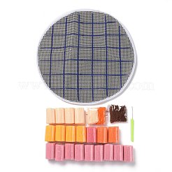 Flat Round Latch Hook Rug Kit&nbsp;DIY-I087-05